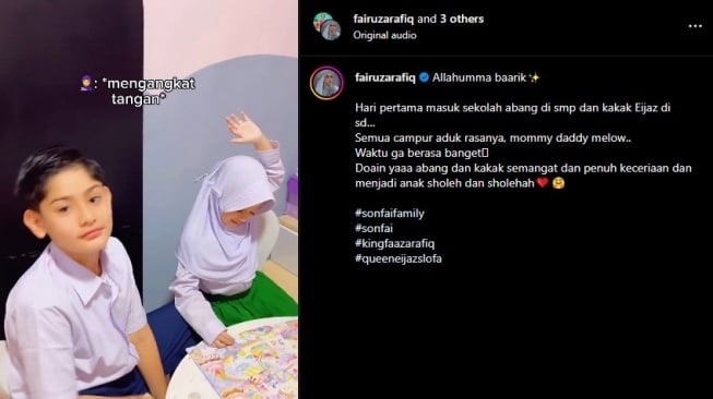 Anak Fairuz A Rafiq (Instagram/sonnyseptian)