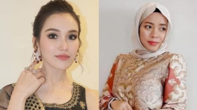 Bikin Konten Bareng Sohwa Halilintar, Ayu Ting Ting Dibilang Pakai Penutup Kepala Khas Umat Katolik