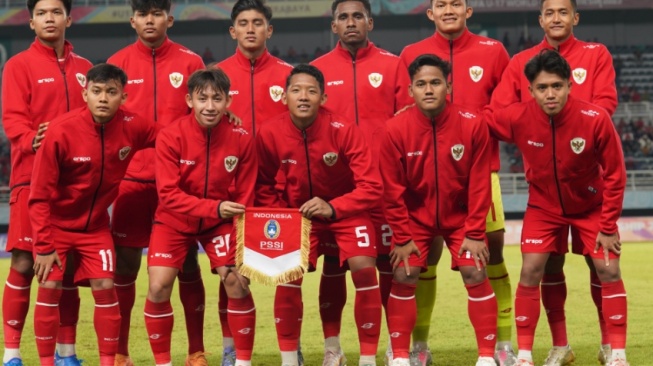 Timnas Indonesia U-19 menang besar di pertandingan pertama grup A Piala AFF U-19 dengan skor 6-0 melawan Filipina. (PSSI)