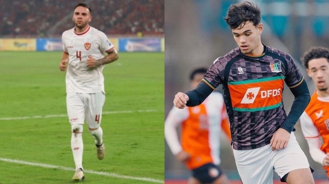 Calvin Verdonk dan pemain keturunan D'Leanu Arts. (Kolase Instagram/@dleanuartss dan Dok PSSI).