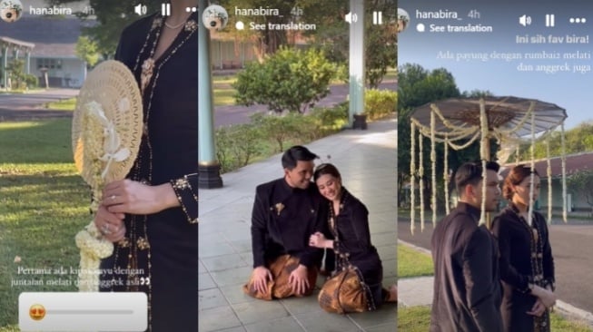 Aaliyah Massaid di balik video prewedding (Instagram)