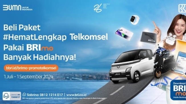 Ingin Dapat Wuling Air ev? Yuk Beli Paket #HematLengkap Telkomsel di BRImo