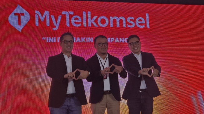 Peluncuran MyTelkomsel Super App di Jakarta, Rabu (17/7/2024). [Suara.com/Dythia Novianty]