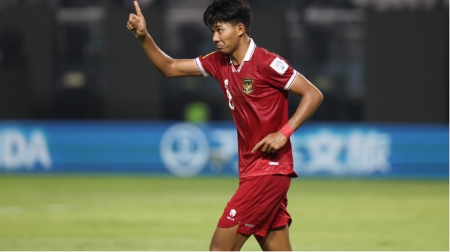 Arkhan Kaka, striker Timnas Indonesia.(pssi.org)