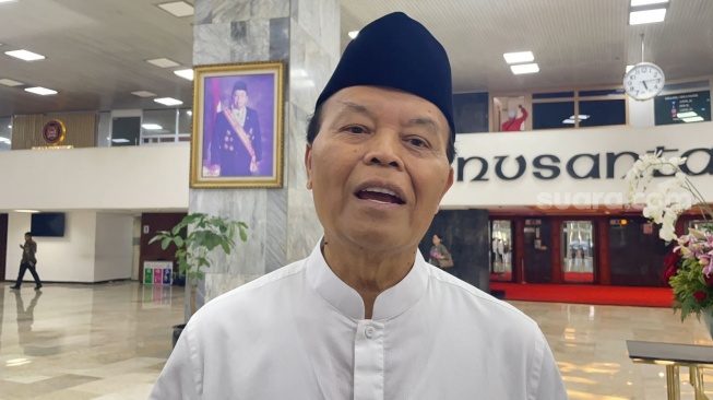 Wakil Ketua Majelis Syura PKS, Hidayat Nur Wahid (HNW). (Suara.com/Bagaskara)