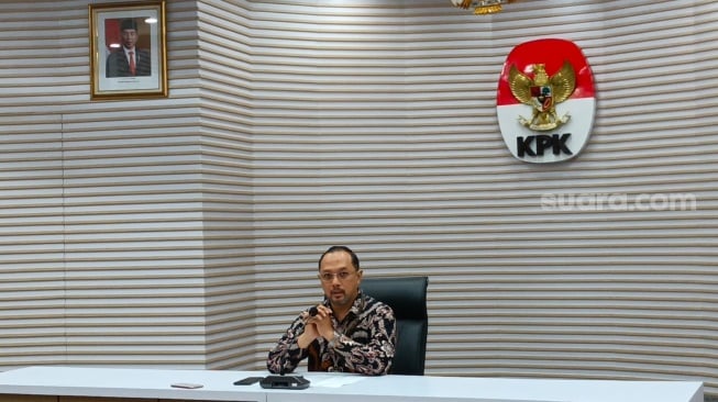 Juru Bicara KPK Tessa Mahardhika. (Suara.com/Dea)