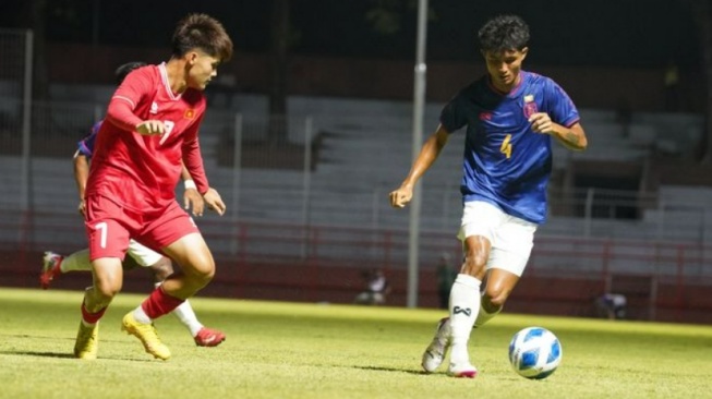 Pertandingan Piala AFF U-19 2024 antara Vietnam U-19 vs Myanmar U-19 berakhir imbang 1-1 [Facebook AFC Asian Cup]