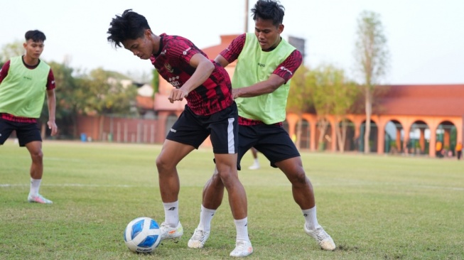 Persiapan Timnas Indonesia U-19 jelang menghadapi Kamboja U-19 dalam matchday kedua Grup A Piala AFF U-19 2024. [Dok. PSSI]