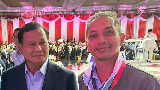 Fauzi Baadilla berfoto dengan Prabowo Subianto. (Instagram)