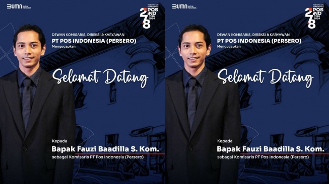 Fauzi Baadilla jadi komisaris PT Pos Indonesia. (TikTok/irfancoolers)