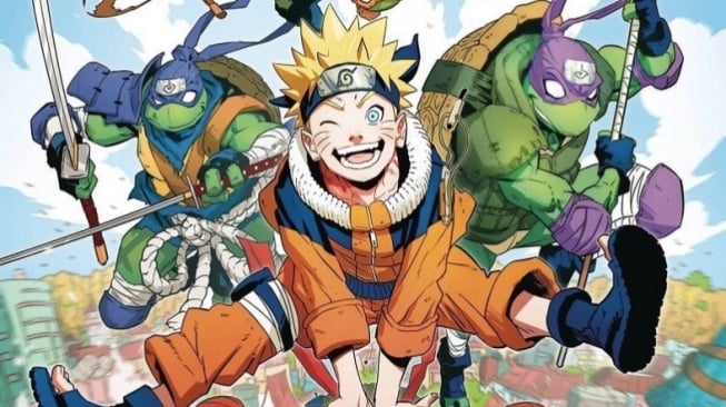 Bersiap! Naruto x Teenage Mutant Ninja Turtles Hadir di Komik Crossover