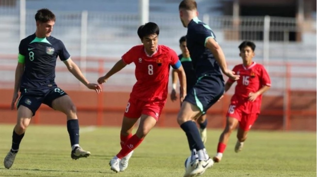 Vietnam vs Australia di Piala AFF U-19 2024. (Dok. Soha.vn)