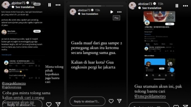 Abidzar Al Ghifari emosi karena Ustaz Jefi Al Buchori alias Uje dikaitkan dengan berita meninggalnya Dali Wassink. [Instagram/abidzar73]