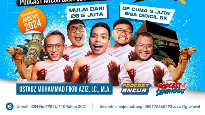 Podcast Ancur X Podcast Seminggu Jalankan Program Umroh Bareng: Seminggu Anda Curhat