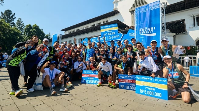 Atlet Nasional Catat Prestasi di Bandung Marathon 2024