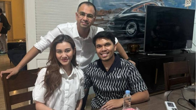 Aaliyah Massaid, Thariq Halilintar, Raffi Ahmad [Instagram@raffinagita1717]