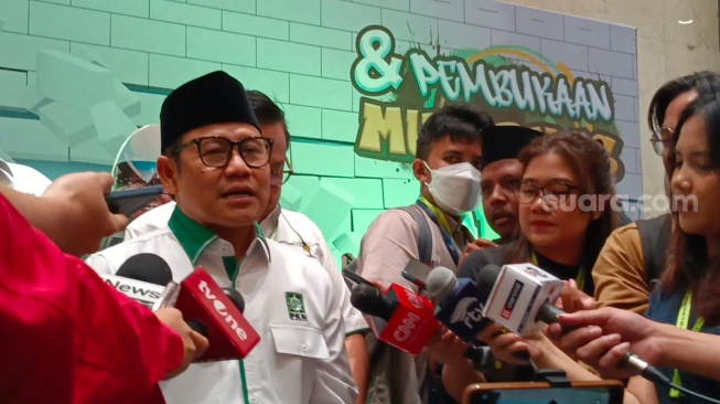 Ketua Umum PKB Muhaimin Iskandar alias Cak Imin. (Suara.com/Dea)