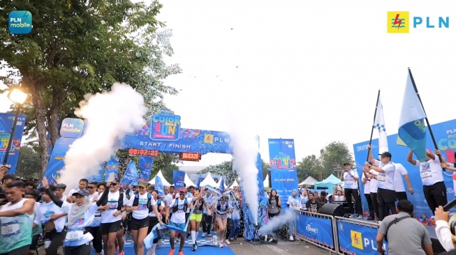 PLN Gaungkan Green Lifestyle Lewat PLN Mobile Color Run 2024