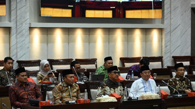 Sambangi DPR, DPP Himpunan Ekonomi Bisnis Pesantren Sinergi Program Strategis