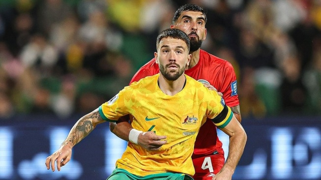 Striker Australia, Apostolos Stamatelopoulos rela abroad demi langganan tampil di tim nasional. (Instagram/@a.stamatelopoulos)