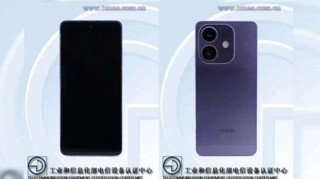 Penampakan Oppo A3x. (TENAA)