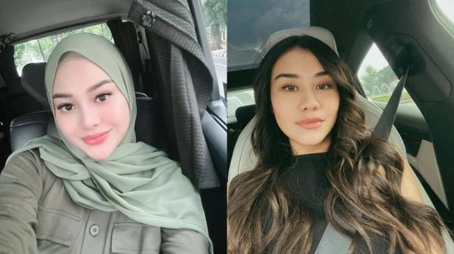 Adu Gaya Aurel Hermansyah vs Aaliyah Massaid [Instagram/@aurelie.hermansyah/@aaliyah.massaid]