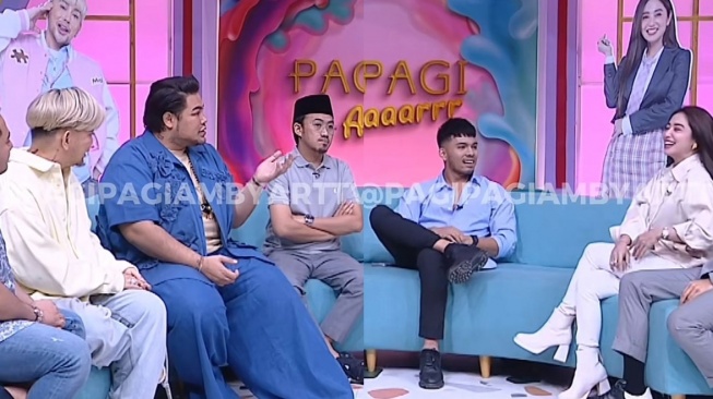 Potret Saaih Halilintar saat menjadi bintang tamu di acara Pagi Pagi Ambyar (TikTok/pagipagiambyarttv)