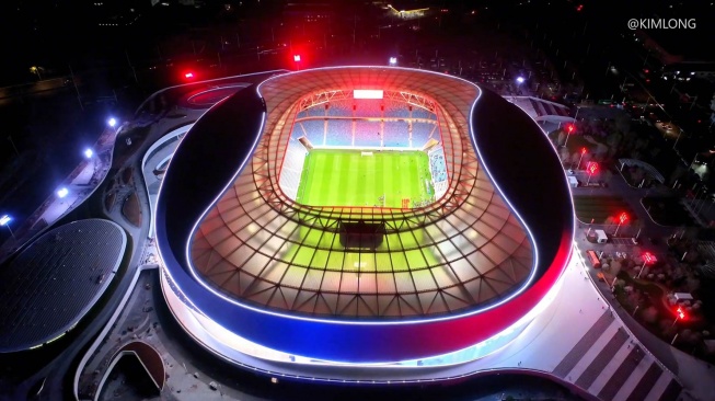 Qingdao Youth Football Stadium, venue China vs Timnas Indonesia di putaran ketiga Kualifiaksi Piala Dunia 2026 zona Asia. [Dok. StadiumDB.com]