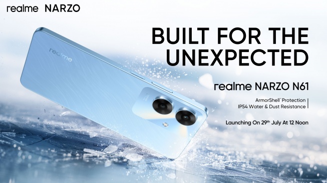 Realme Narzo N61. [X/realmenarzoIN]