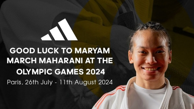 Maryam March Maharani atlet judo Indonesia yang berlaga di Olimpiade Paris 2024 (Instagram/marchmah)