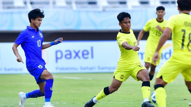 Malaysia vs Thailand di Piala AFF U-19 2024. (Dok. FAM)