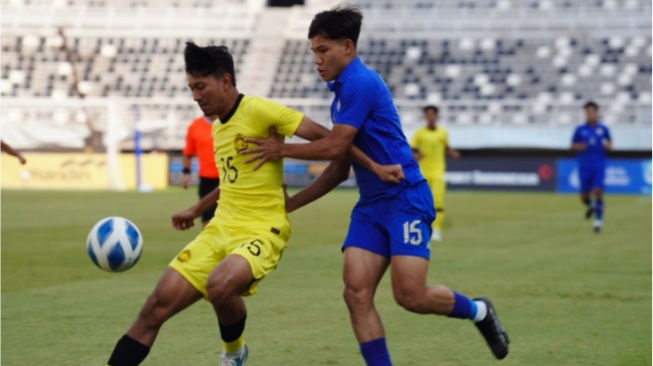 Pertandingan antara Malaysia melawan Thailand di Piala AFF U-19 edisi 2024 (pssi.org)