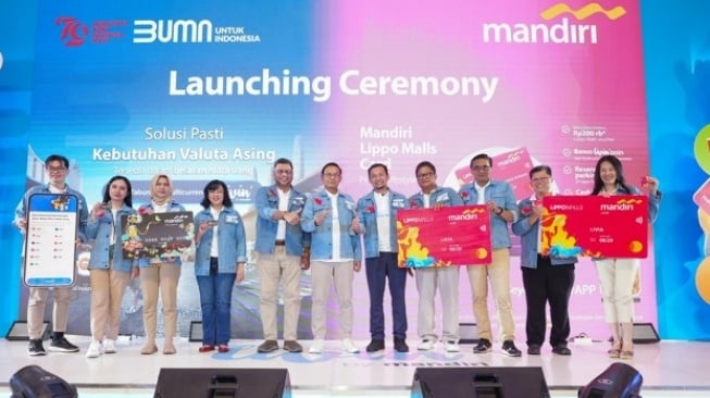 Penuhi Kebutuhan Lifestyle, Bank Mandiri Luncurkan Mandiri Lippo Malls Card dan Solusi Valuta Asing