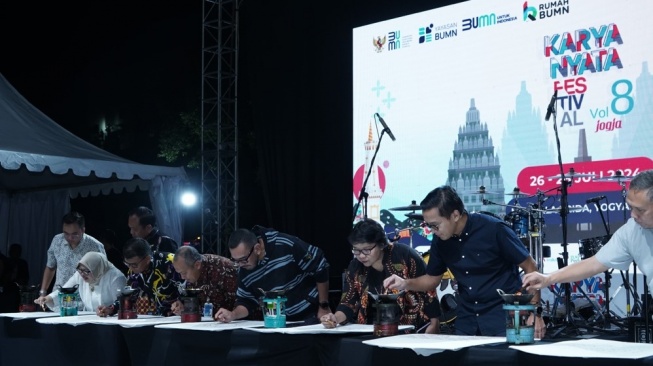 Erick Thohir Hadirkan Warna-Warni Kreativitas UMKM di Yogyakarta lewat Karya Nyata Festival Vol 8