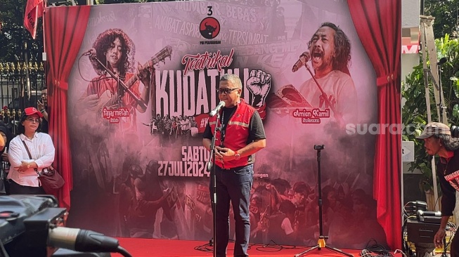 Sekjen PDIP Hasto Kristiyanto. (Suara.com/Bagaskara)