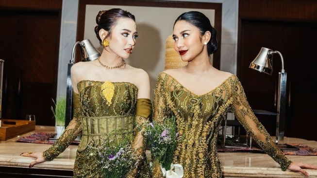 Adu Mahal Tas Mahalini dan Azizah Salsha saat Jadi Bridesmaid Aaliyah, Kompak Tenteng Hermes Mewah