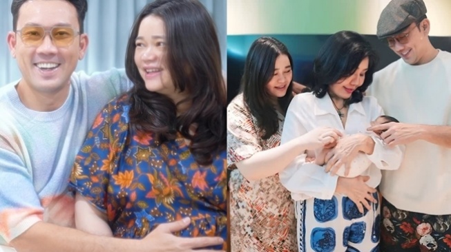 Penantian 4 Tahun, Intip 9 Momen Istri Denny Sumargo Melahirkan Anak Pertama