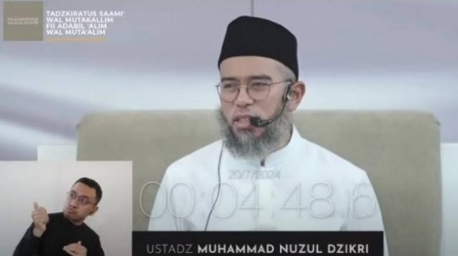 Ustaz Muhammad Nuzul Dzikri (Tangkapan Layar YouTube)