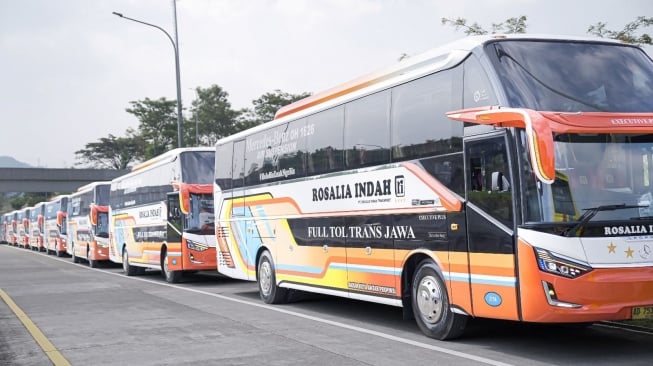 Rosalia Indah Perluas Jangkauan, 10 Unit Bus Baru Siap Beroperasi