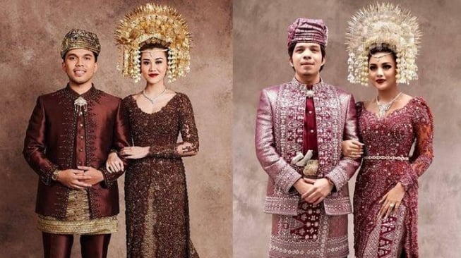 Pesona Aaliyah Massaid vs Aurel Hermansyah pakai Adat Minang [Instagram]