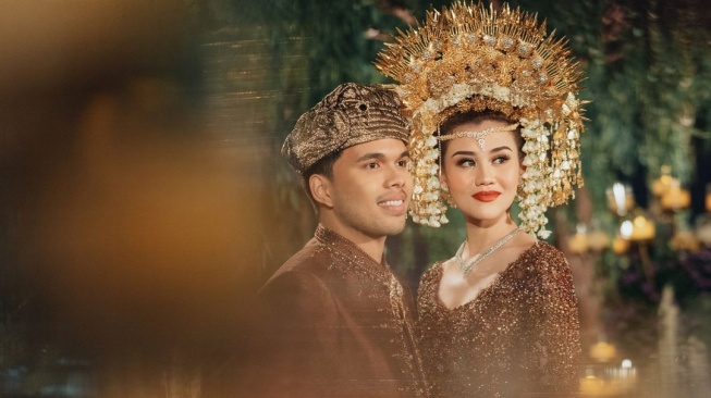 Potret acara resepsi pernikahan Aaliyah Massaid dan Thariq Halilintar (Instagram/thariqhalilintar)