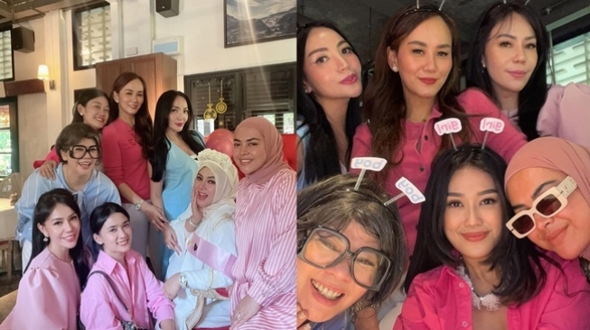 Momen Kejutan Baby Shower Syahrini (Instagram/@princessyahrini)