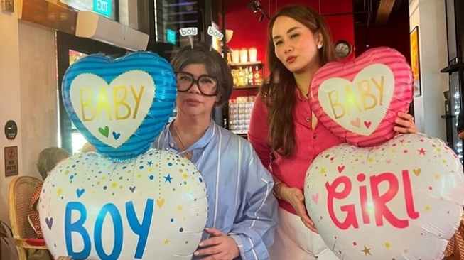 Momen Kejutan Baby Shower Syahrini (Instagram/@princessyahrini)