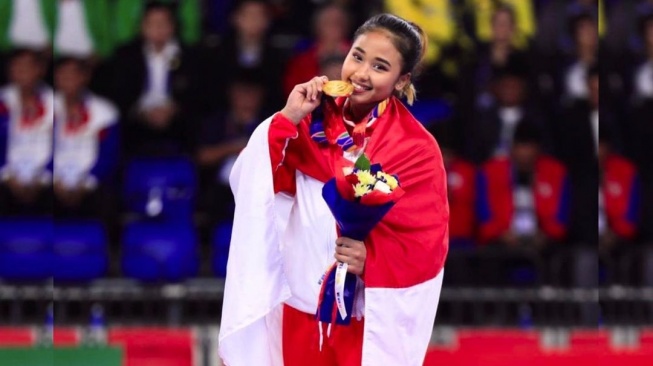 Rifda Irfanaluthfi menjadi atlet senam Indonesia pertama yang berhasil menembus Olimpiade (Instagram/rifda_irfanaluthfi)