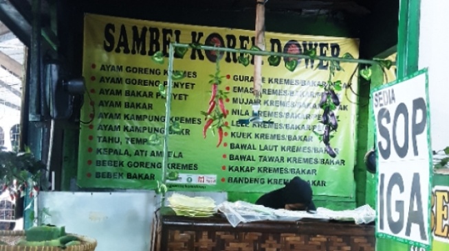 Warung Sambal Korek Dower di Bojonggede, Pedas Mantap dengan Aneka Lauk