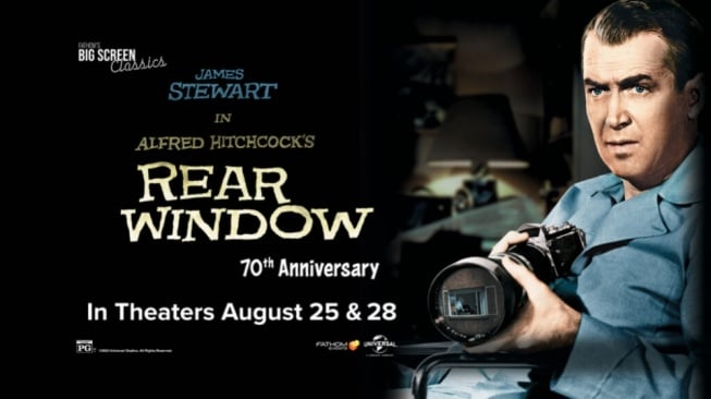 Rayakan Anniversary ke-70, Film Rear Window Kembali Diputar di Bioskop AS