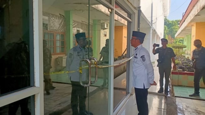 Selidiki Penyebab Kebakaran Kantor Bupati OKU, Polisi Periksa 5 Saksi