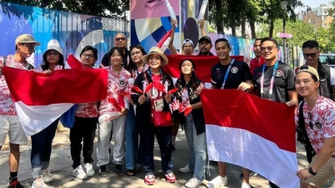 Titiek Soeharto saksikan Olimpiade Paris 2024 (Instagram/@titieksoeharto)