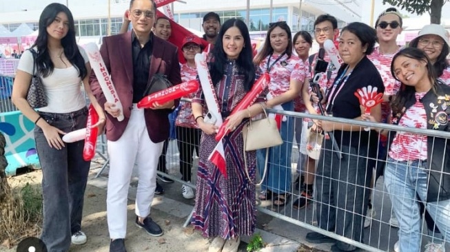 Annisa Pohan saksikan Olimpiade Paris 2024 (Instagram/@annisayudhoyono)