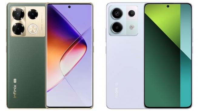 Perbandingan Spesifikasi Infinix Note 40 Pro+ 5G vs Redmi Note 13 Pro 5G, Duel HP 4 Jutaan